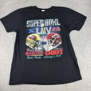 Kansas City Chiefs‎ Vs San Francisco 49ers Super Bowl LVIII T-Shirt Men's Large